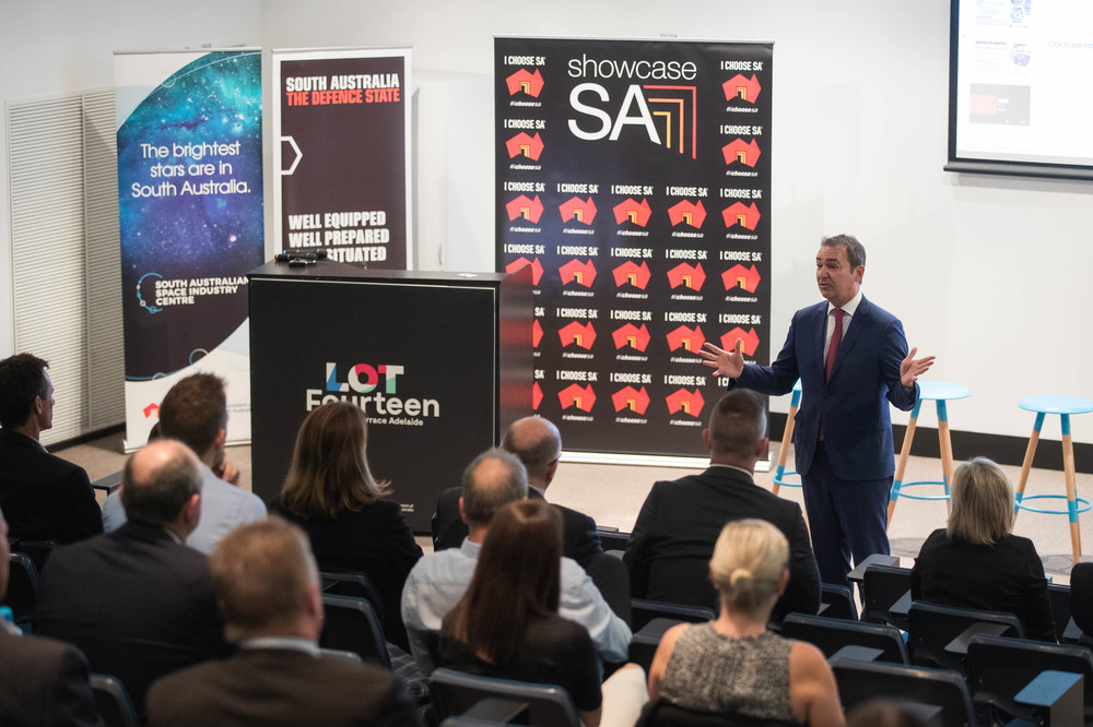 Showcase SA Industry Briefing: Defence and Space with Steven Marshall, Premier of South Australia, Lot Fourteen (March 2020)