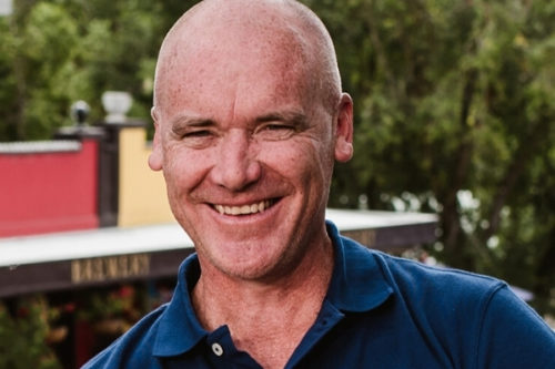 Stuart O'Grady Tour Down Under race director speaking at Showcase SA