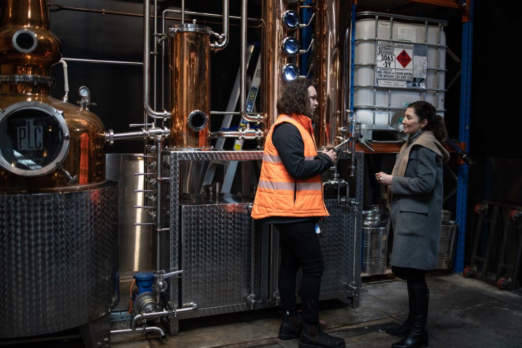 Industry behind-the-scenes agribusiness, with Prohibition Liquor Co (August 2020) pic: Matthew Kroker