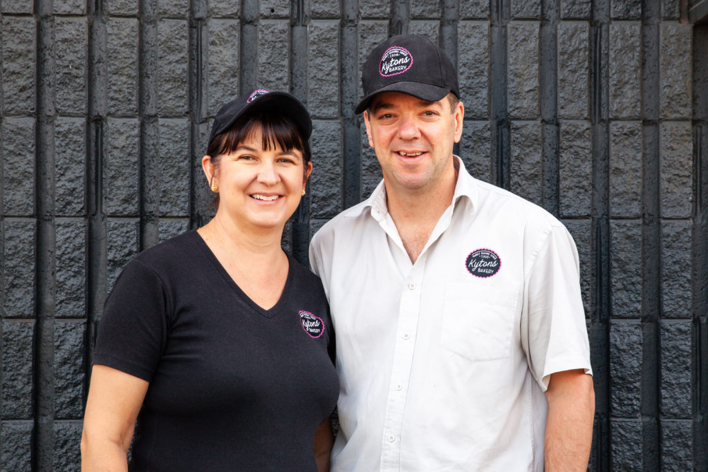 Kytons Bakery owners Sharon and Darren Sutton