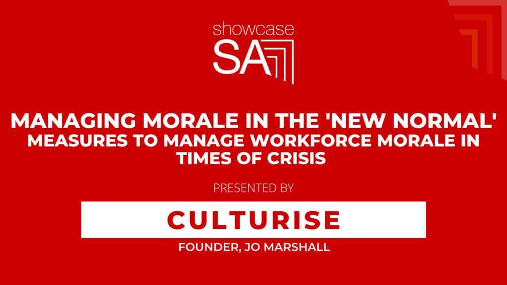Webinar: Managing Morale in the 'New Normal'