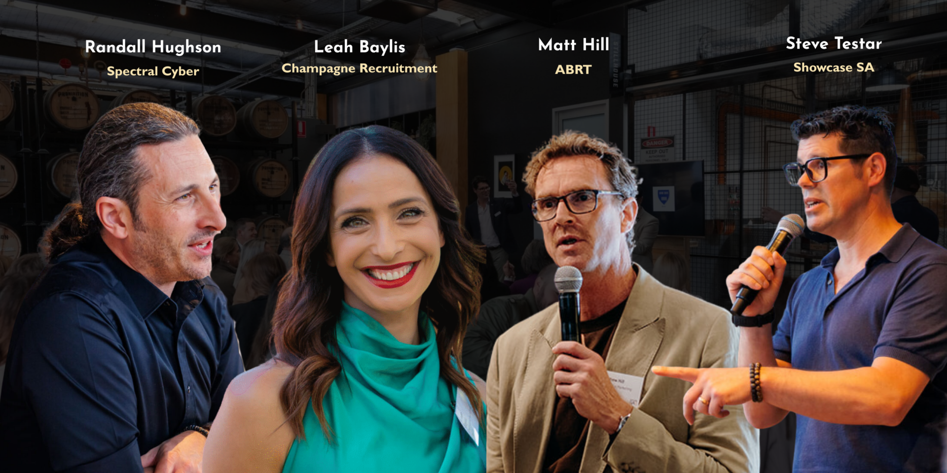The speakers for this event